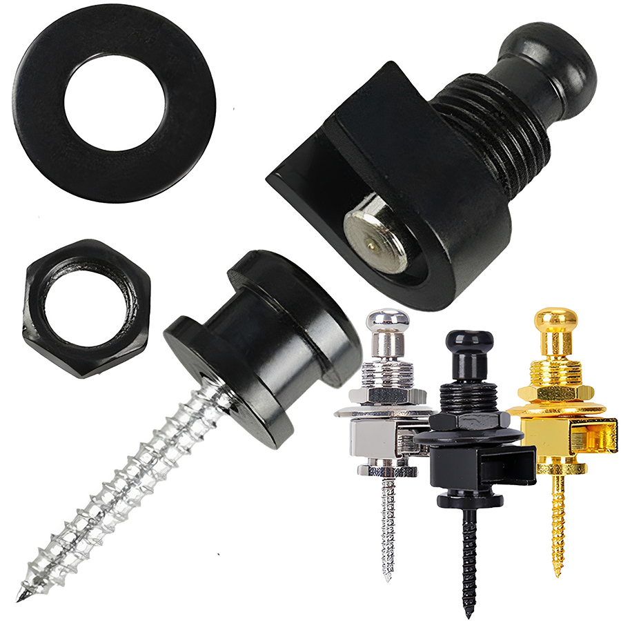 Acoustic Guitar Dreadnought - Anti-Slip Alloy Guitar Strap Locks -