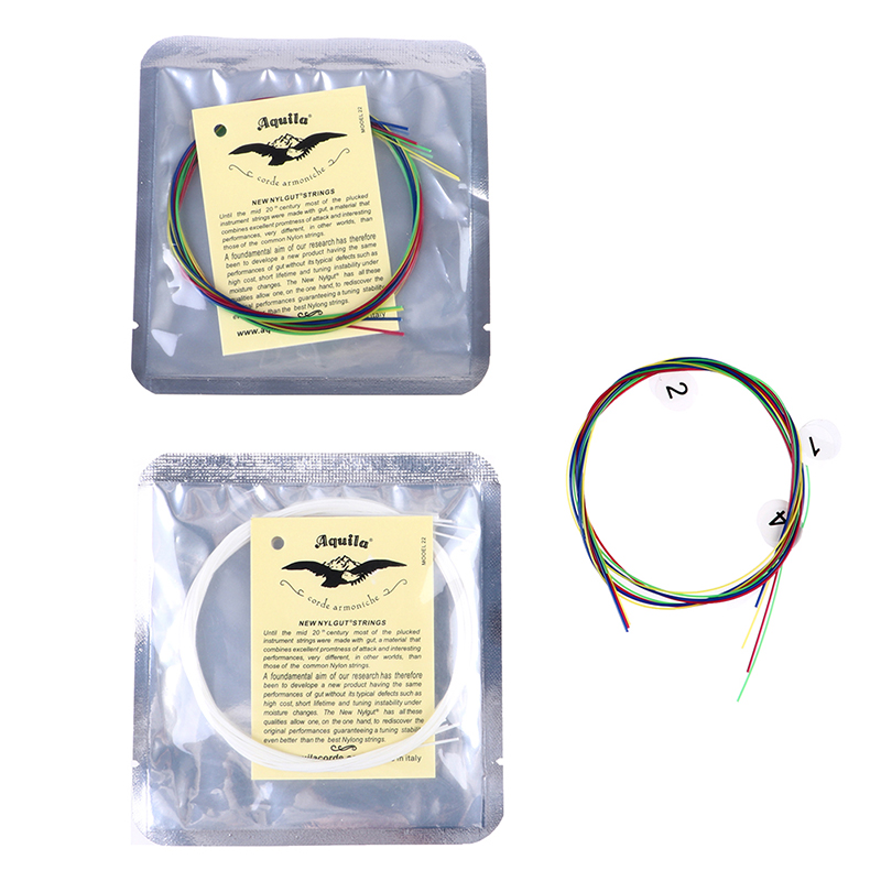 Musical Instrument Organ - 4PCS Ukulele Guitar String Set Colorful