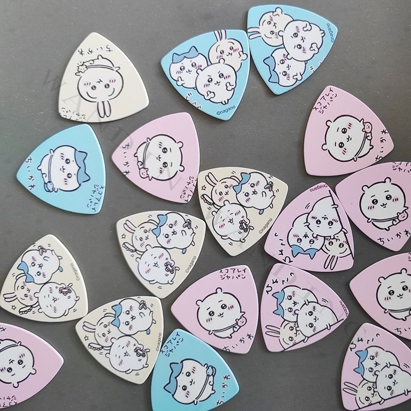 Acoustic Guitar Dreadnought - Ins Cute Cartoon Chiikawa Triangle Guitar