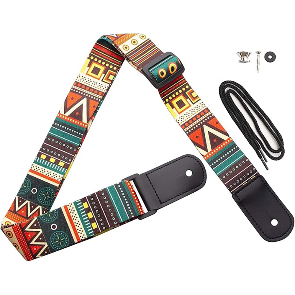 Musical Instrument Organ - Ukulele Strap Beautiful Artistic Pattern Adjustable