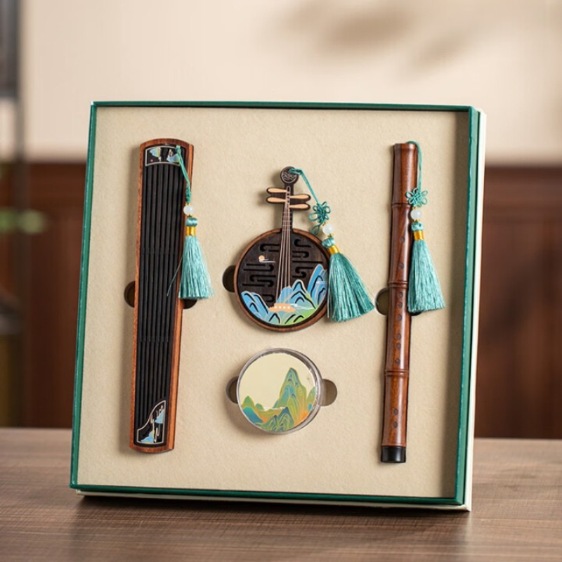 Musical Instrument Ending In A - Wooden creative musical instrument incense burner