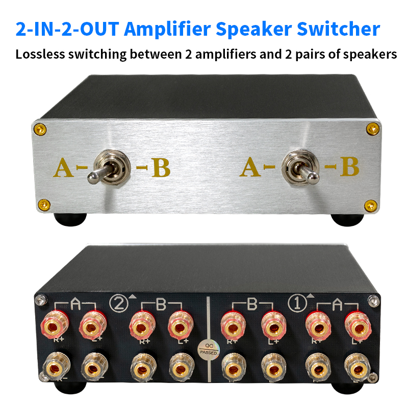 Musical Instrument Vector - Speaker Switch Selector, 2 Amps to