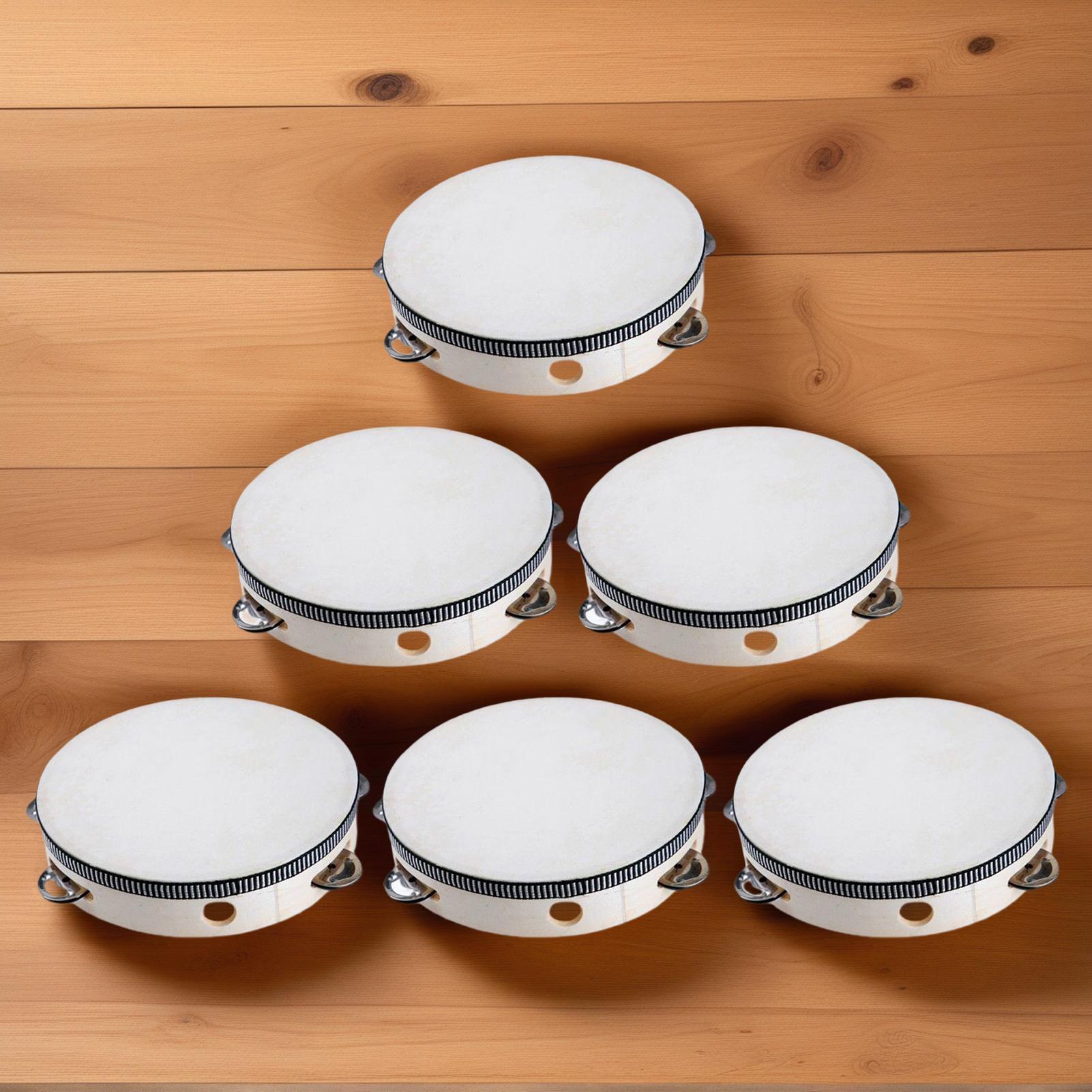 Musical Instrument Game - Tambourine for Church 6 Inch Hand