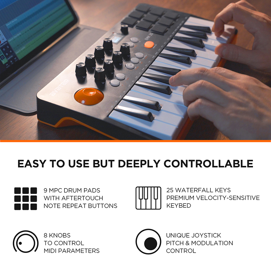 Keyboard MIDI Controller With  - Musical Instrument Keyboard recension och pris