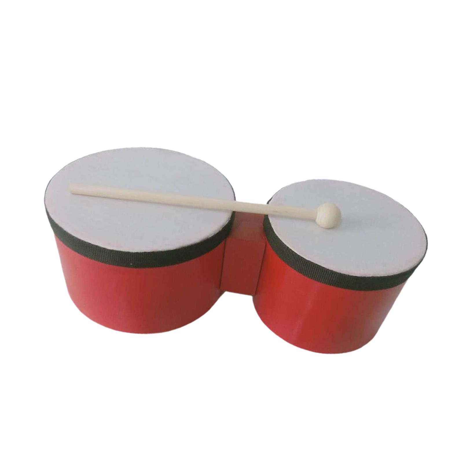 Bongo Drum Wooden Percussion A - Bongo Drum Set recension och pris