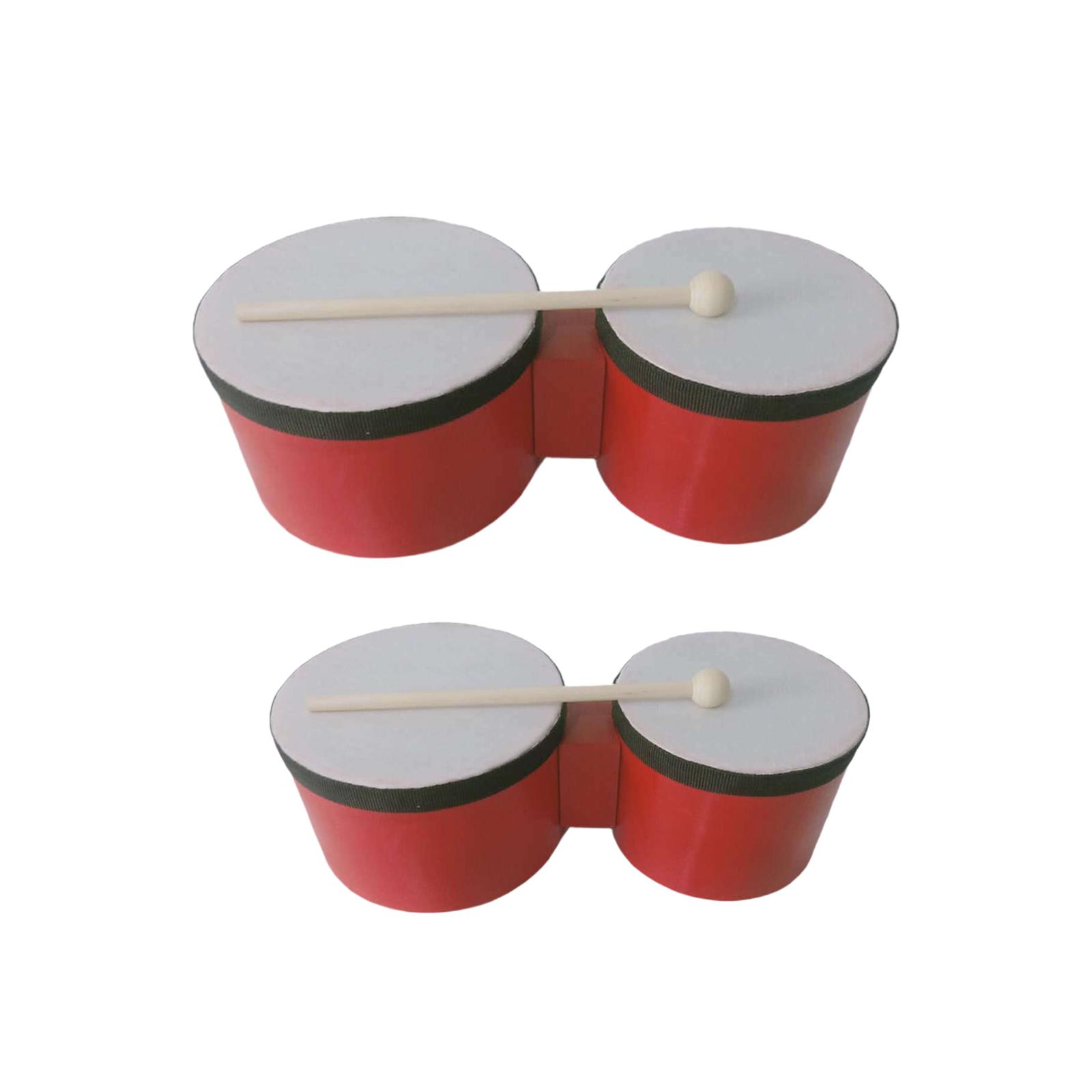 Bongo Drum Wooden Percussion A - Bongo Drum Set recension och pris