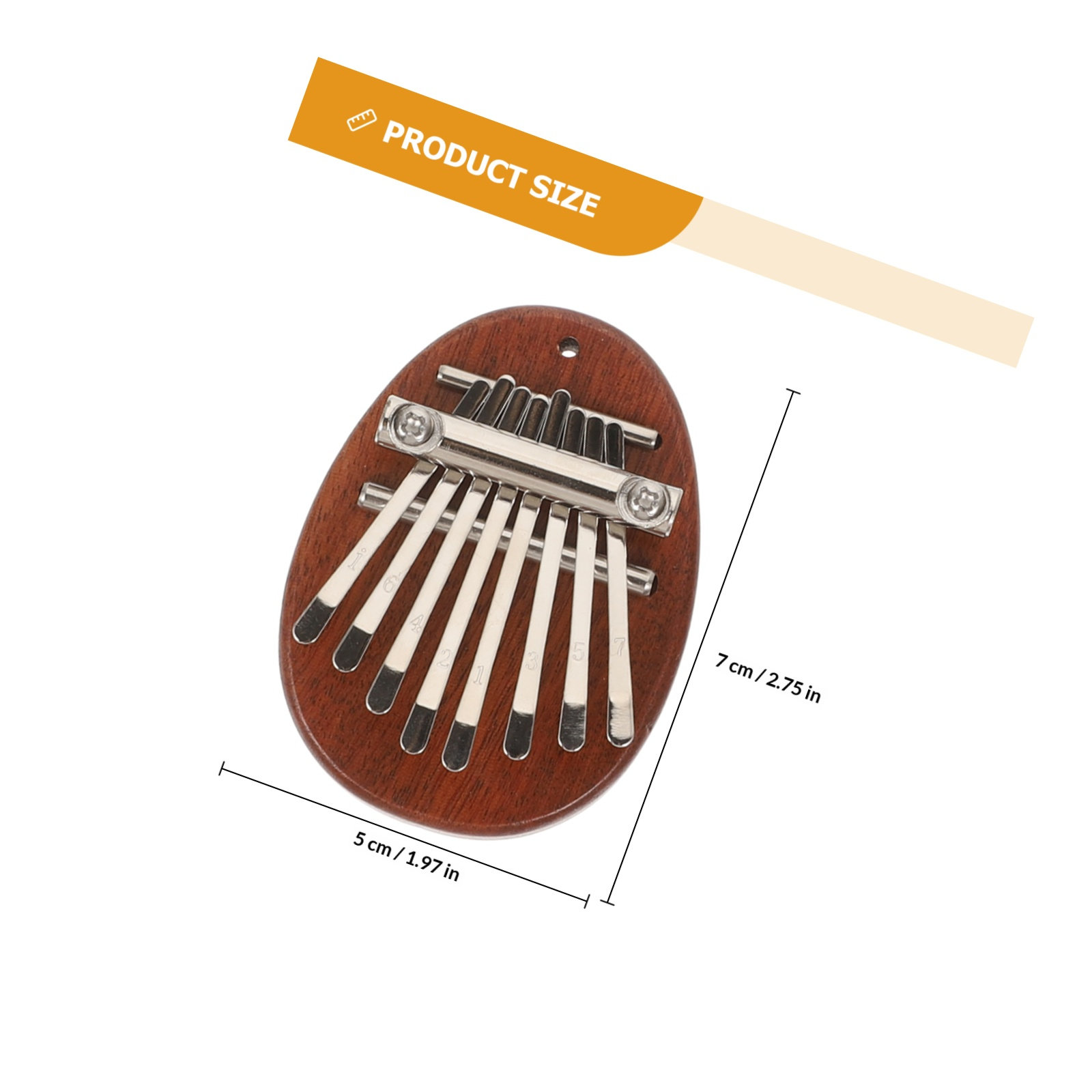 Wooden Kalimba 8 Keys Thumb Pi - Musical Instrument Kalimba recension och pris