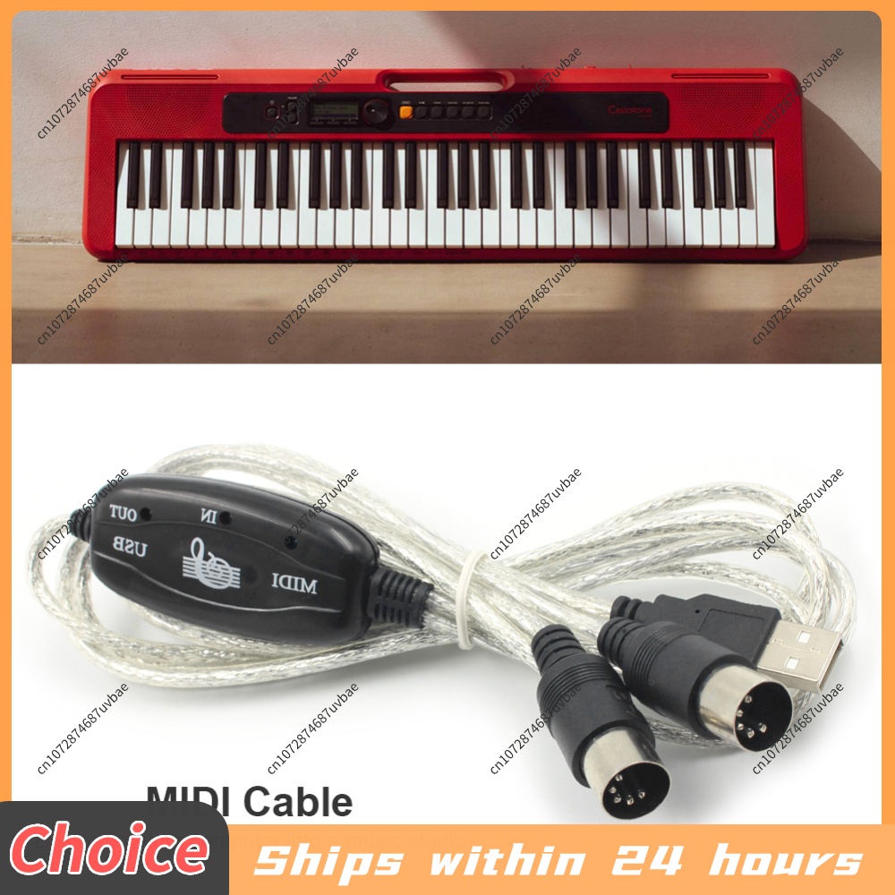 Professional MIDI Cable USB IN - Musical Instrument Keyboard recension och pris