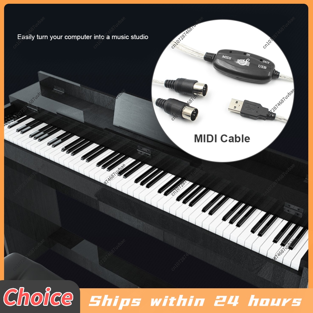 Professional MIDI Cable USB IN - Musical Instrument Keyboard recension och pris