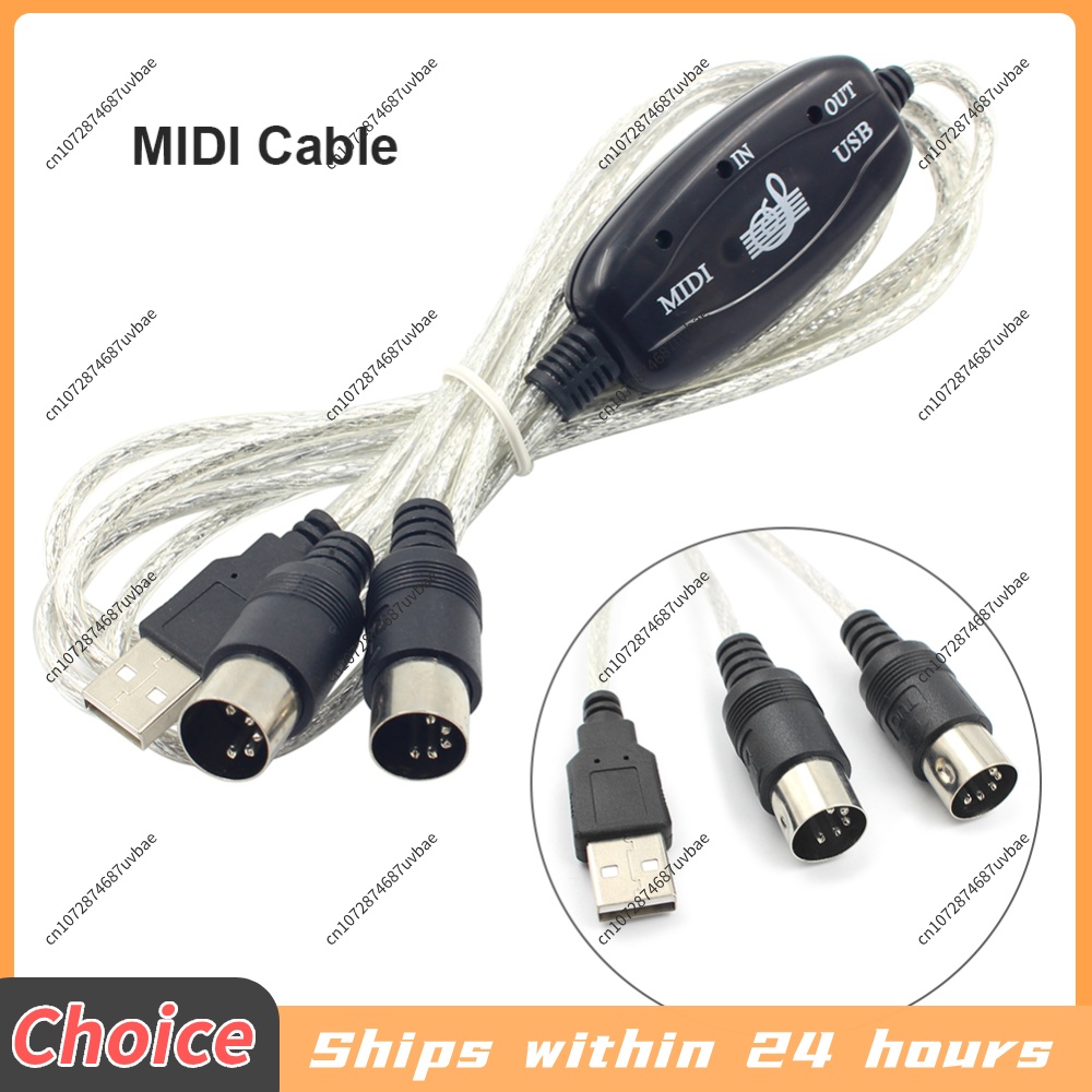 Professional MIDI Cable USB IN - Musical Instrument Keyboard recension och pris