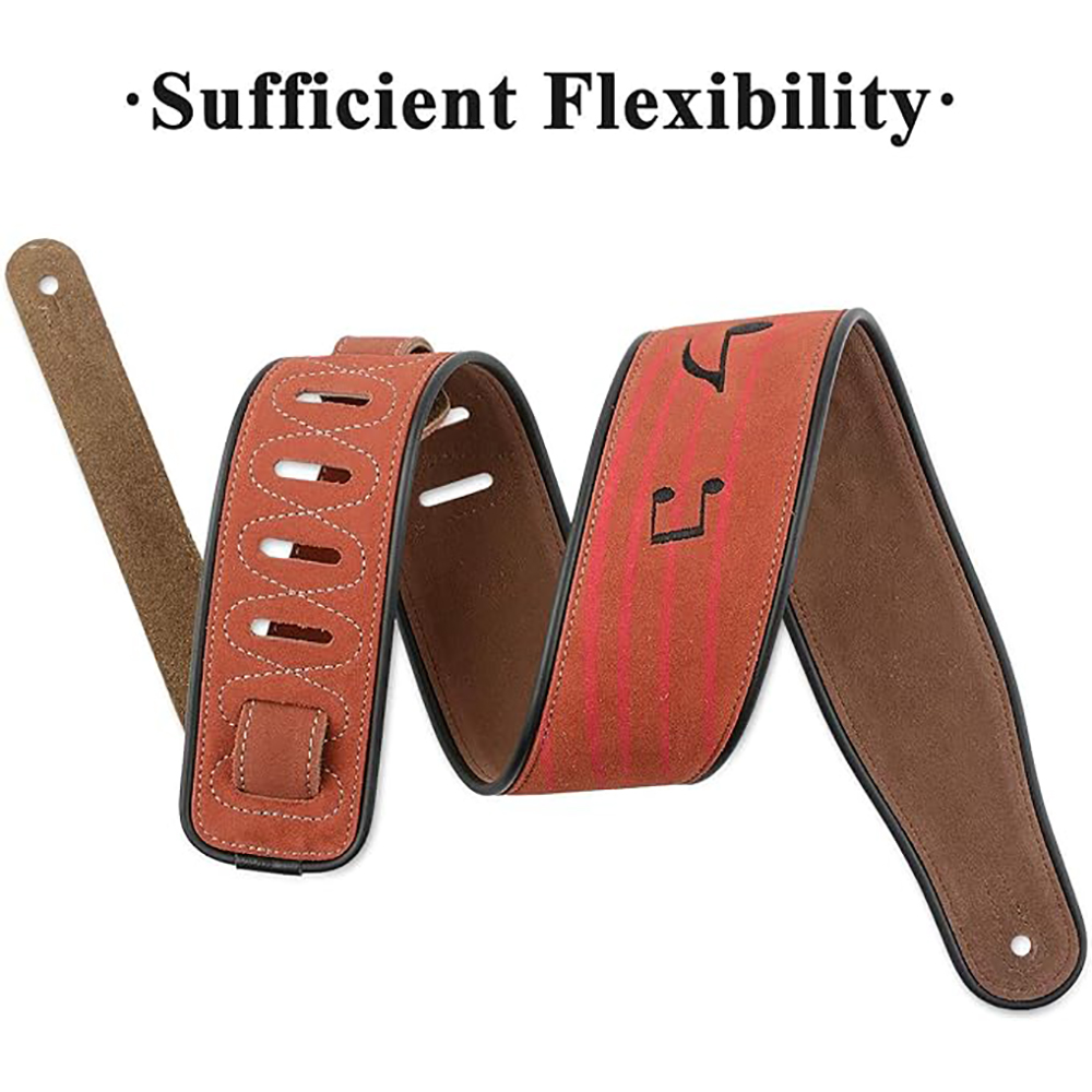 Durable Leather Guitar Strap,  - Acoustic Guitar Dreadnought recension och pris