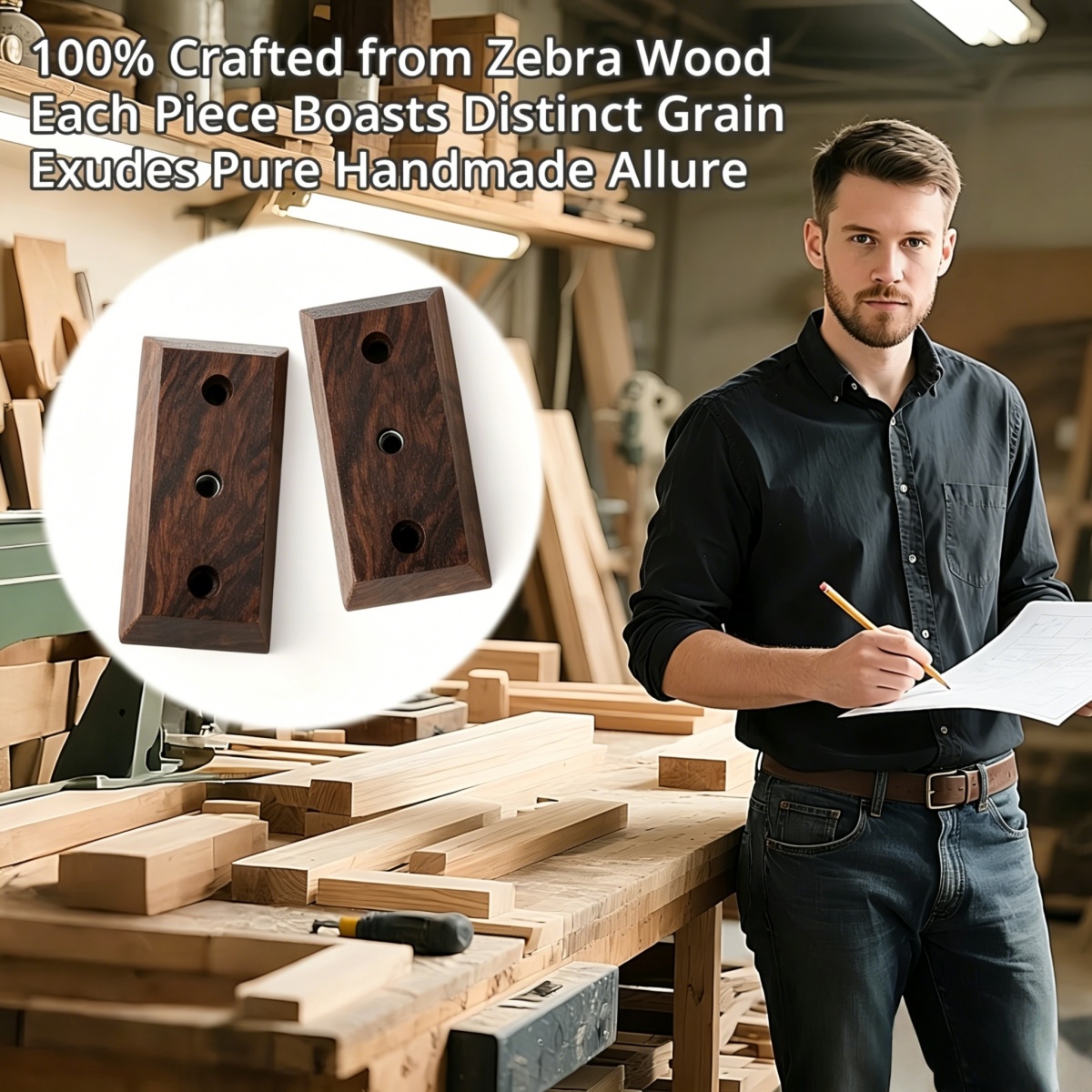 Miwayer Wood Guitar Wall Mount - Acoustic Guitar Dreadnought recension och pris