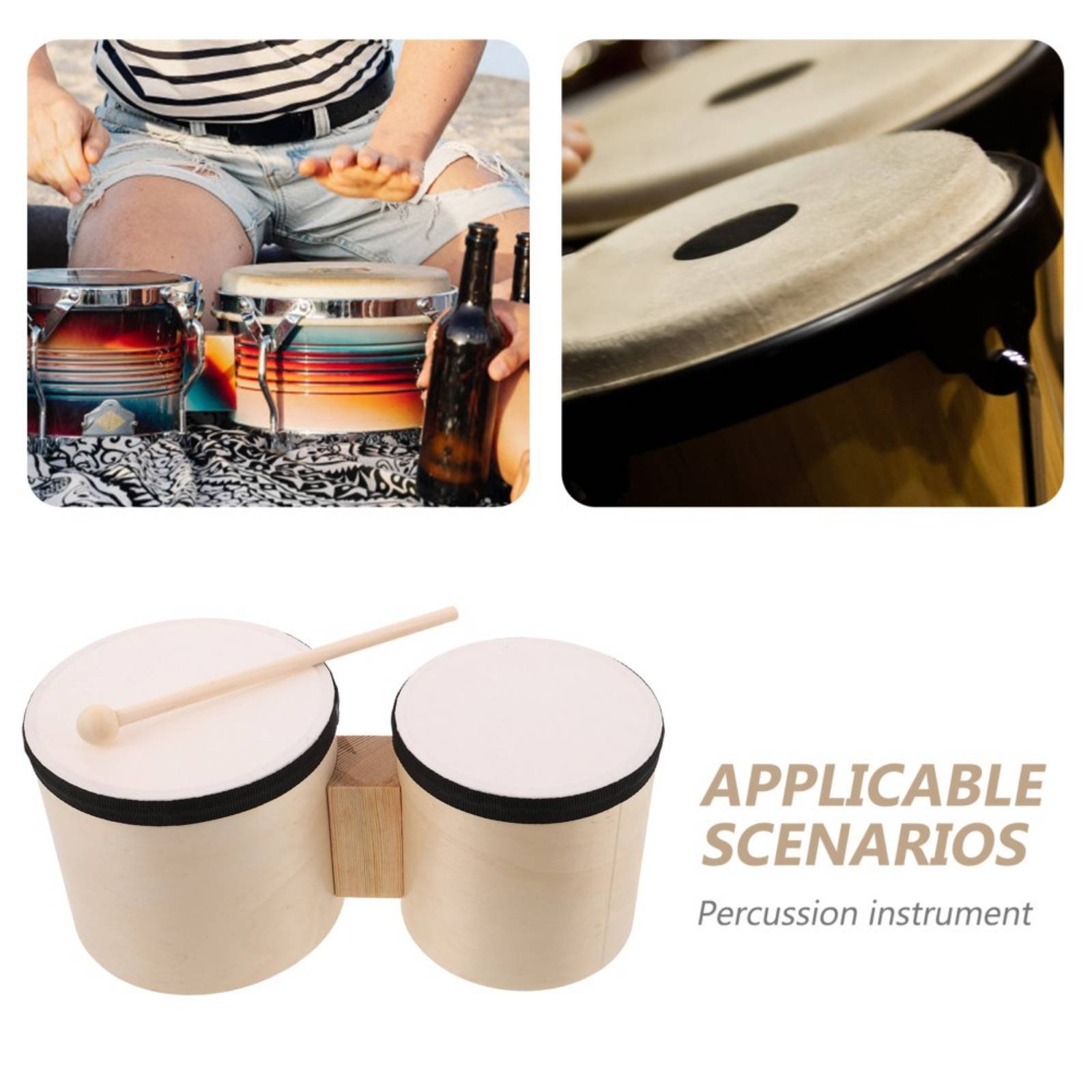 Bongo Drum Set Easy to Learn R - Bongo Drum Set recension och pris