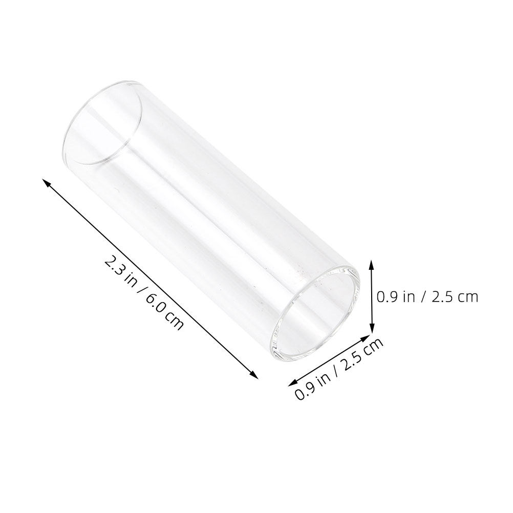 2Pcs Guitar Slide Glass Metal  - Musical Instrument Glass recension och pris