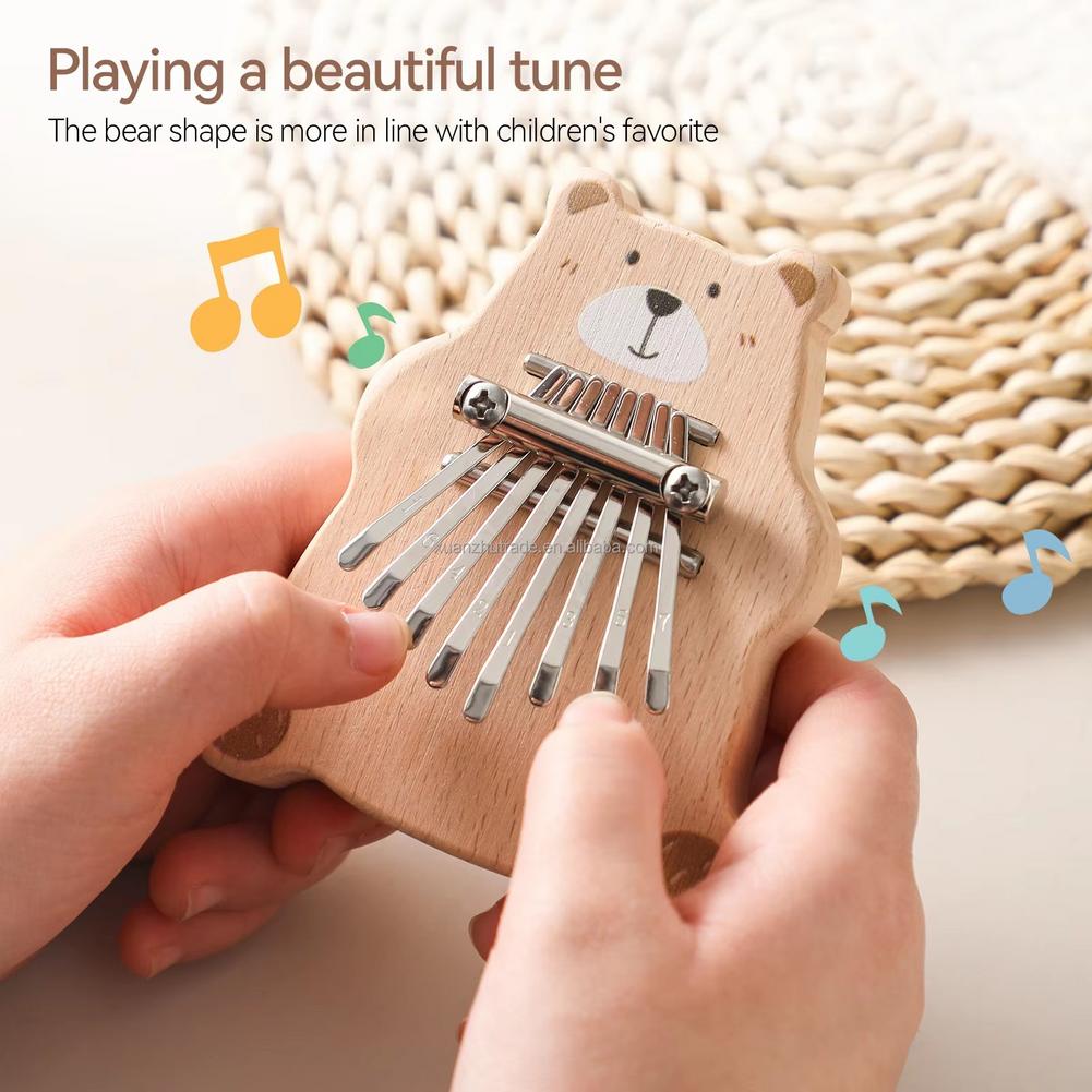 8 Key Mini Kalimba Portable Th - Musical Instrument Kalimba recension och pris