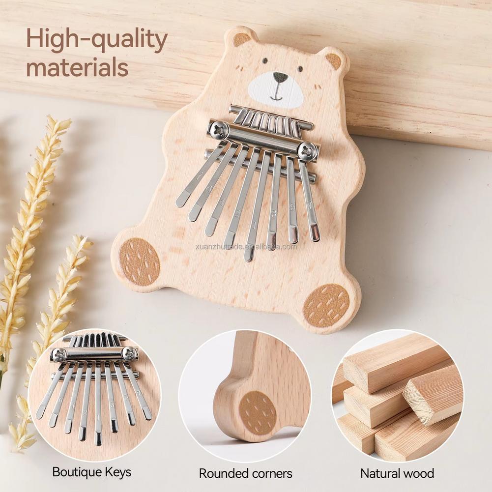 8 Key Mini Kalimba Portable Th - Musical Instrument Kalimba recension och pris