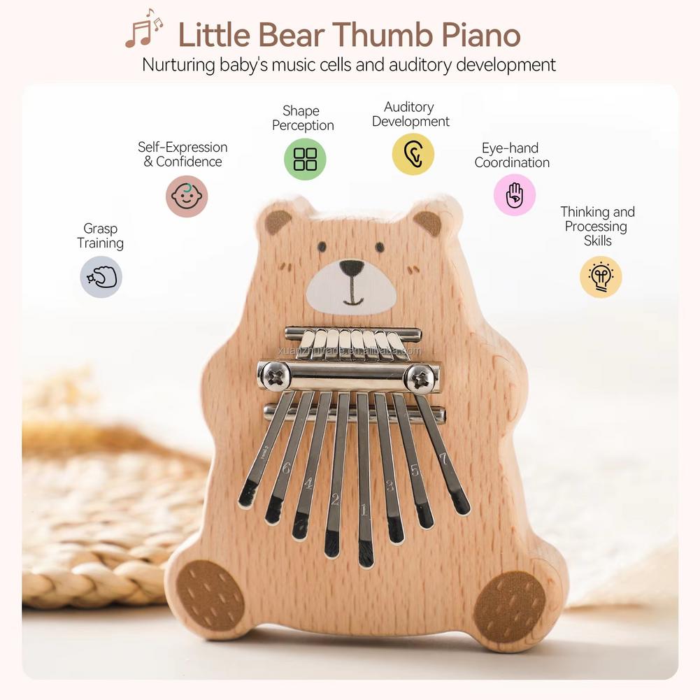 8 Key Mini Kalimba Portable Th - Musical Instrument Kalimba recension och pris