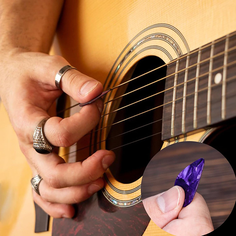 30PCS Guitar Picks Set – Cellu - Acoustic Guitar Dreadnought recension och pris