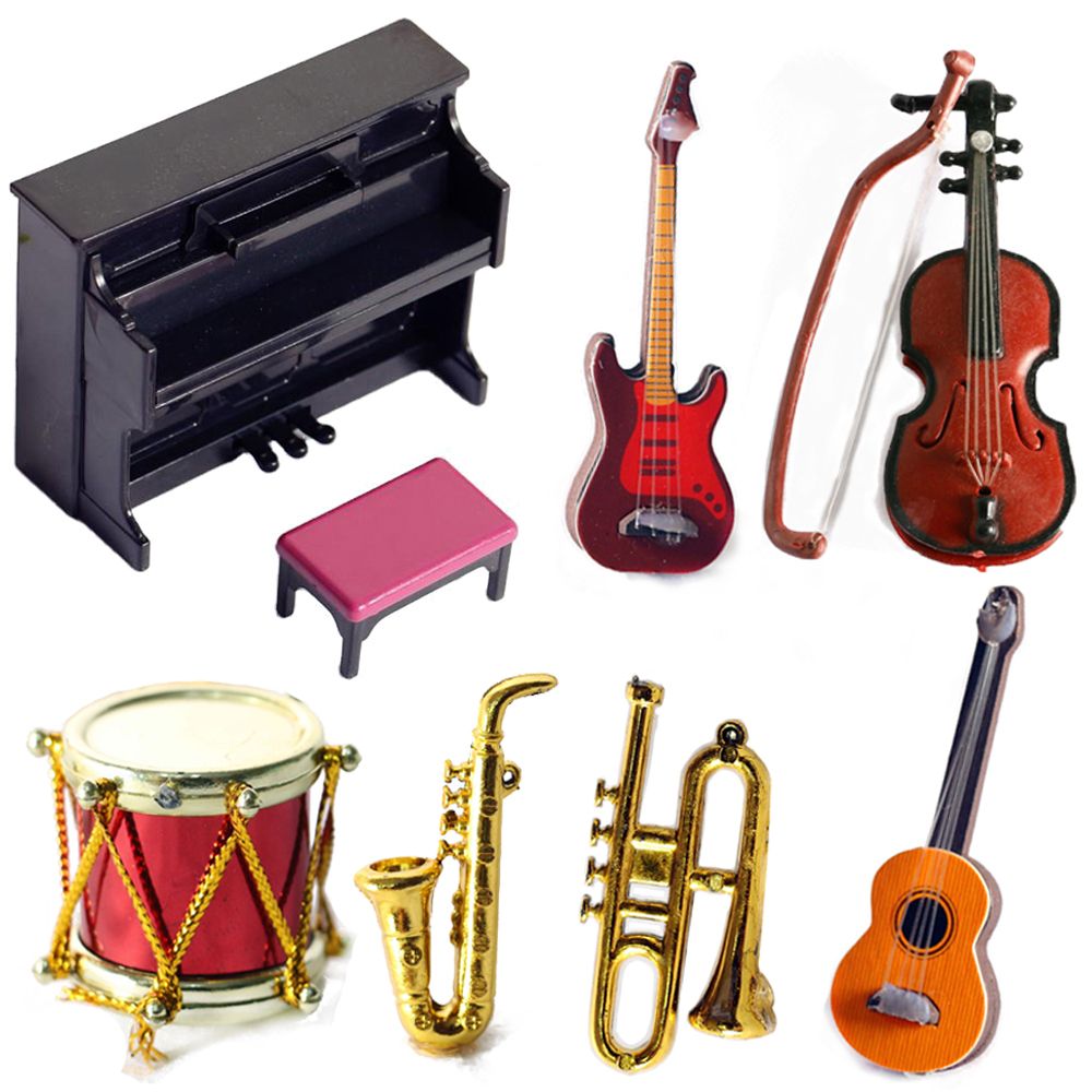 Miniature Doll Musical Instrum - Musical Instrument Organ recension och pris