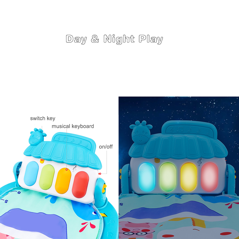 Musical Baby Activity Gym Rack - Musical Instrument Keyboard recension och pris