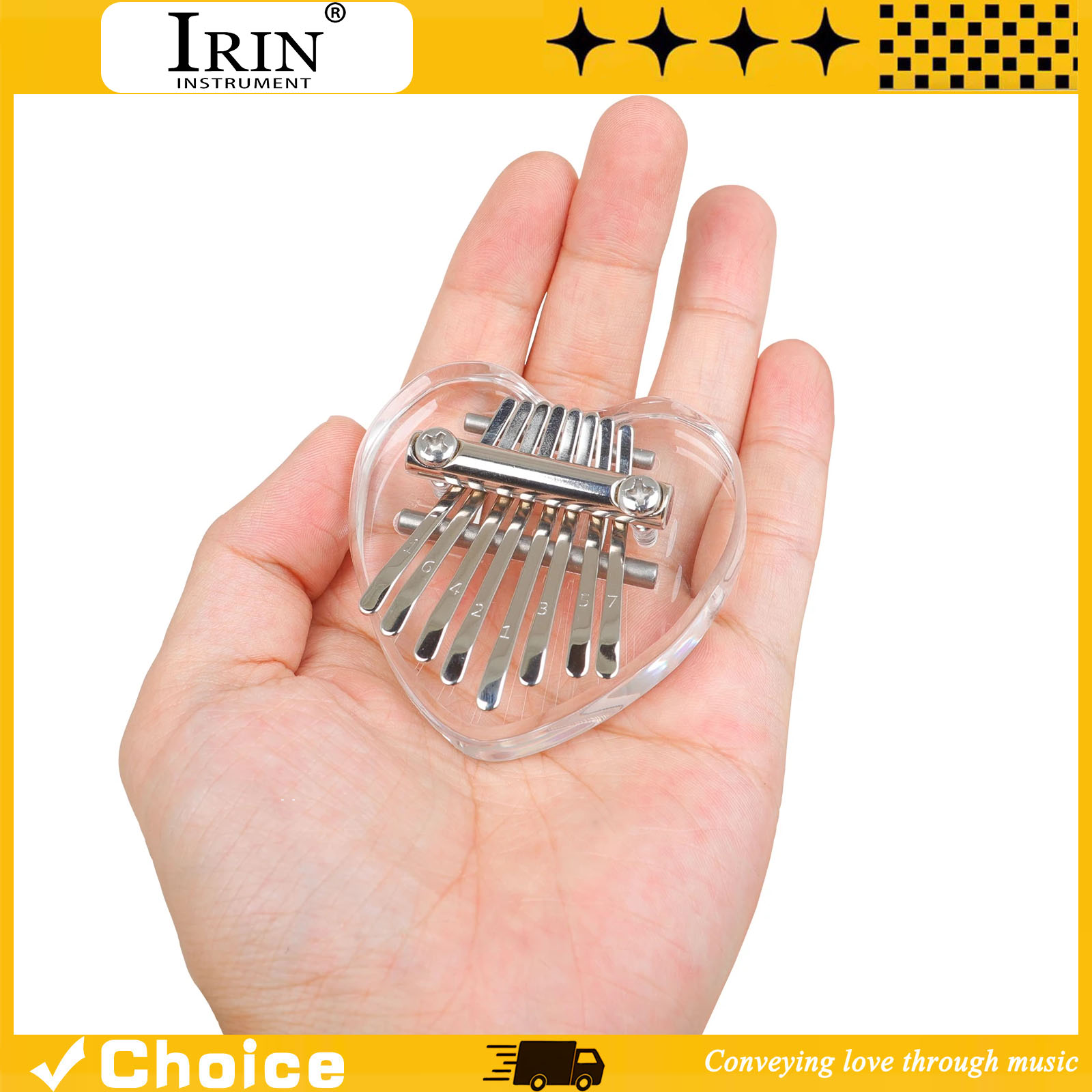 8-Key Kalimba Mini Thumb Piano - Musical Instrument Kalimba recension och pris