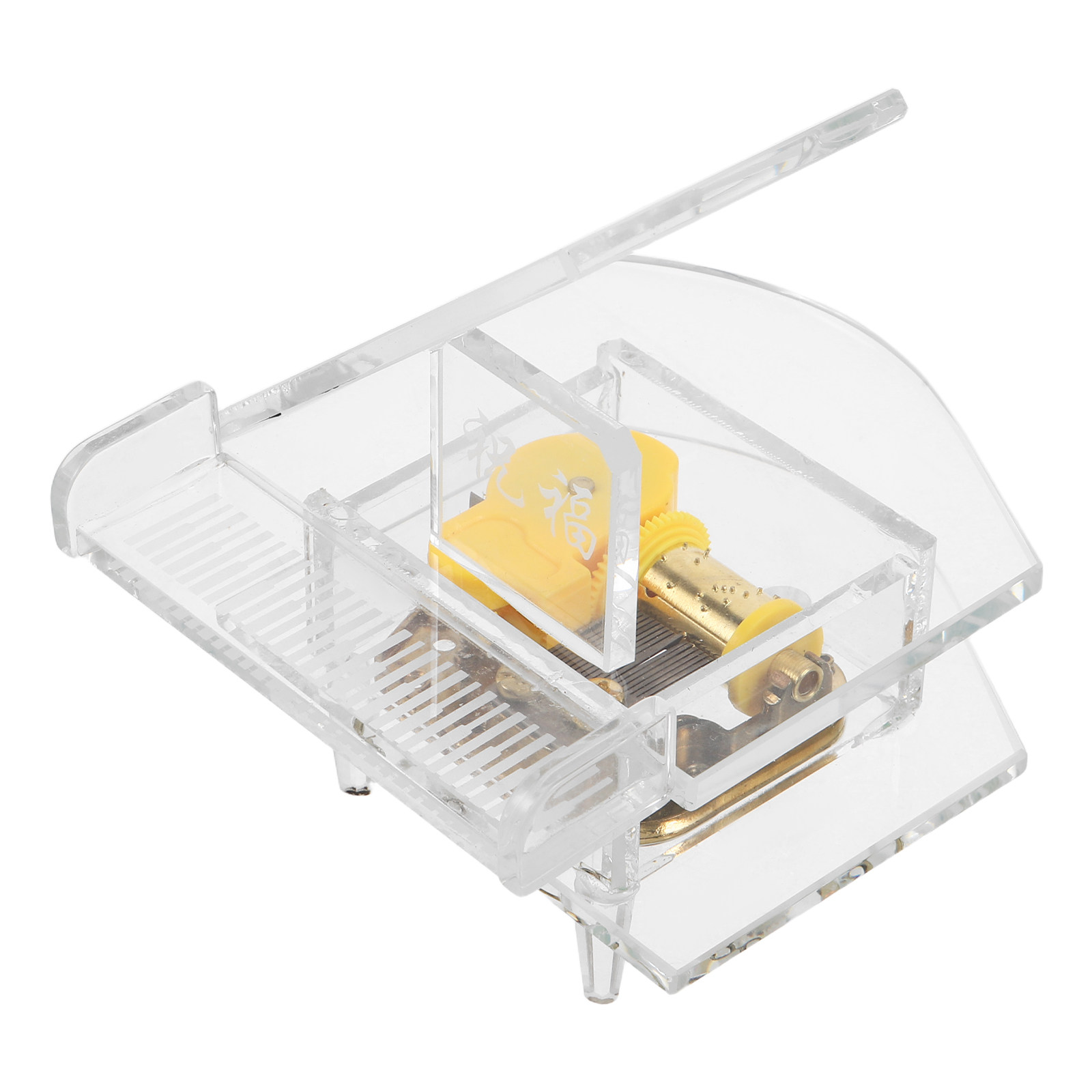 Glass Piano Music Box Transpar - Musical Instrument Glass recension och pris