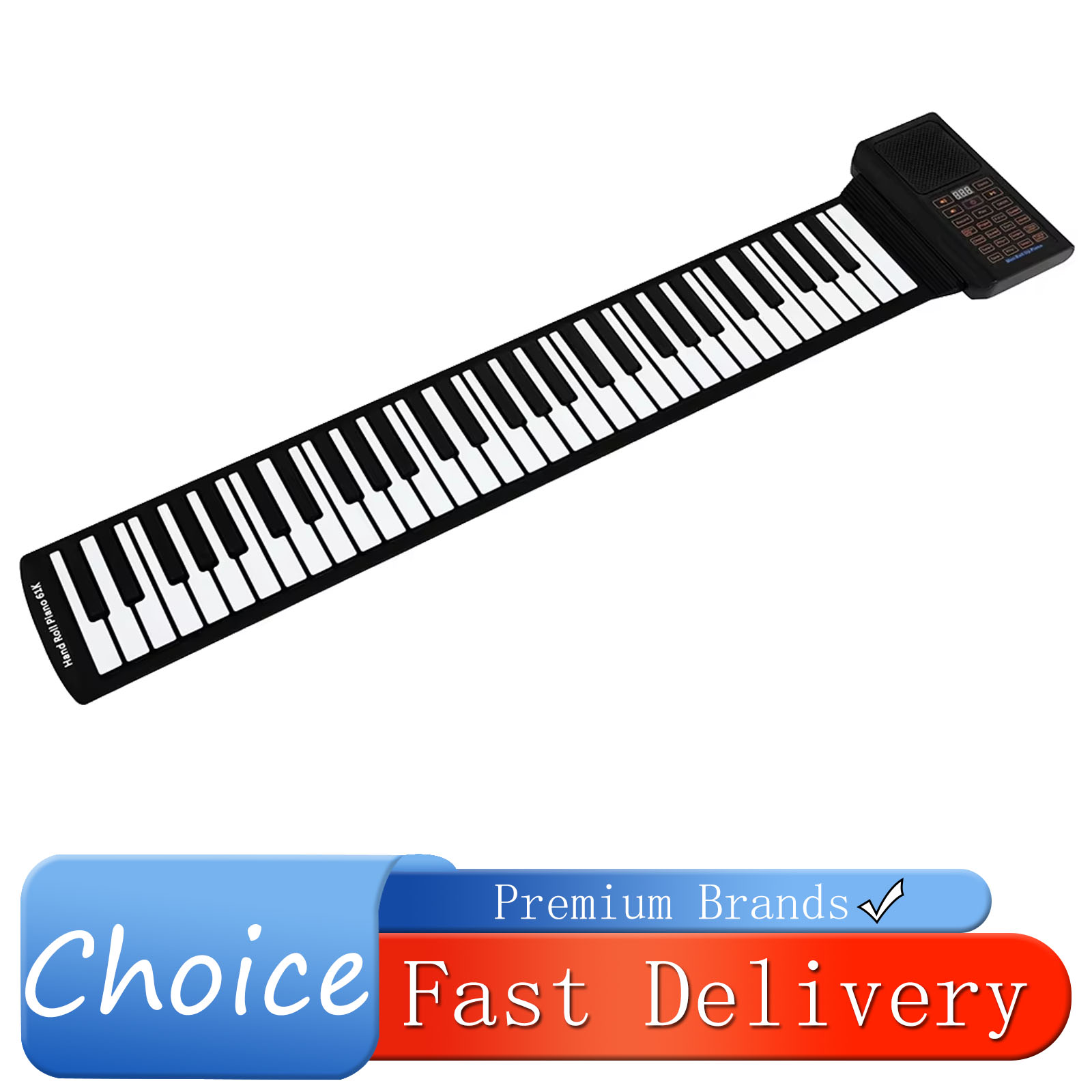 61 Keys Mini Roll Up Piano Sil - Musical Instrument Keyboard recension och pris