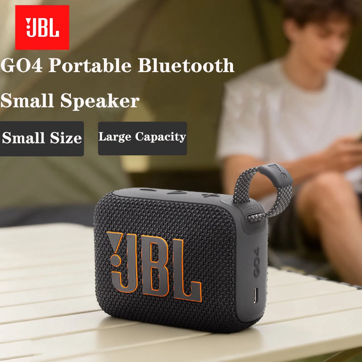 JBL GO4 Portable Wireless Blue - Jbl Speaker Go 4 recension och pris