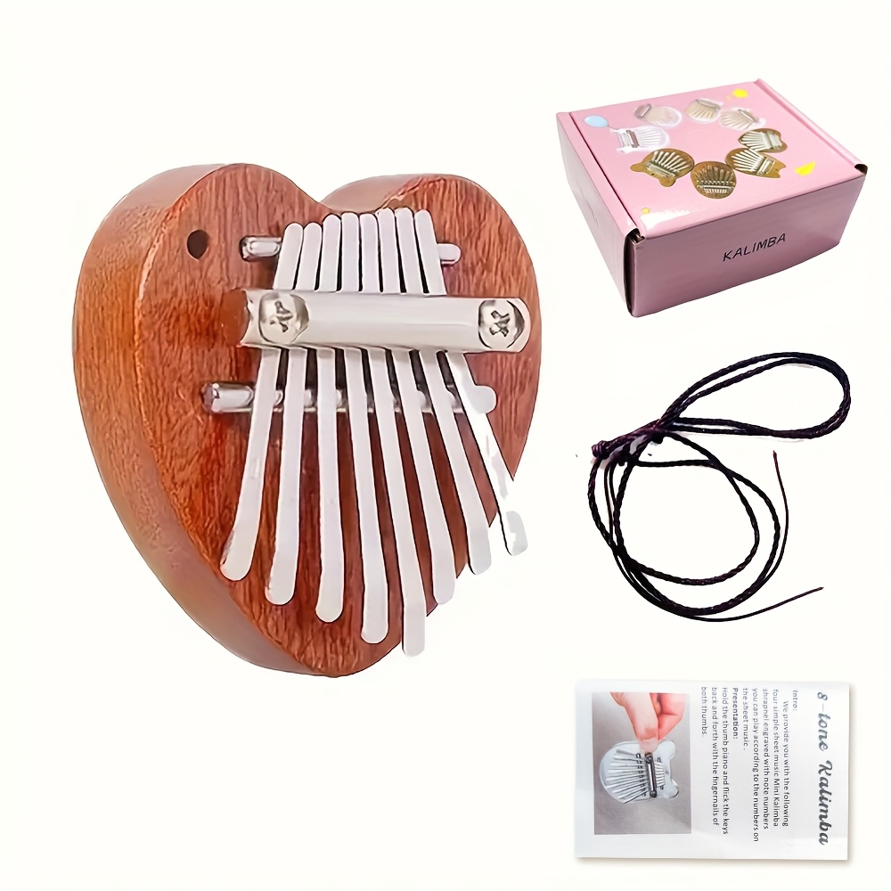 8 Key Mini Wooden Kalimba Pian - Musical Instrument Kalimba recension och pris