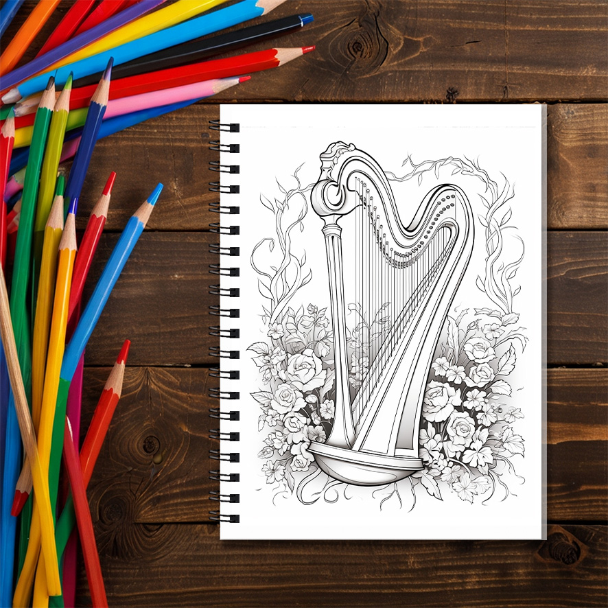 Vintage Grand Piano Musical In - Musical Instrument Coloring Pages recension och pris
