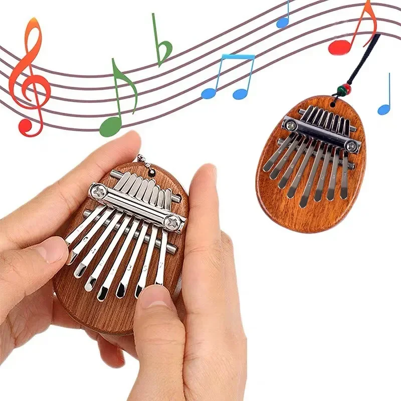 1Pcs Wood Mini Thumb Piano Mus - Musical Instrument Kalimba recension och pris