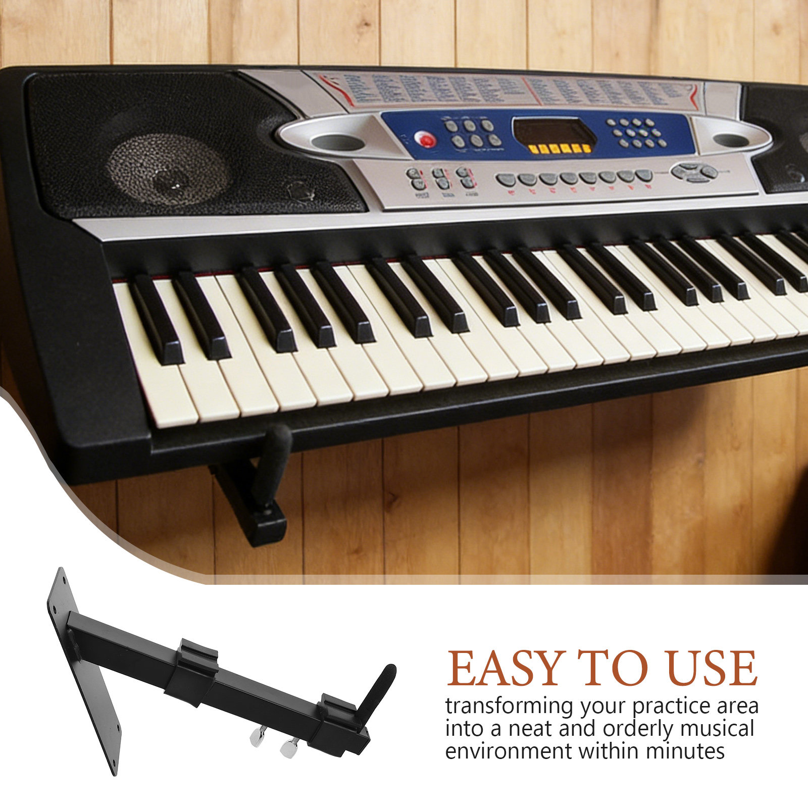 1Pair Keyboard Wall Hook Adjus - Musical Instrument Keyboard recension och pris
