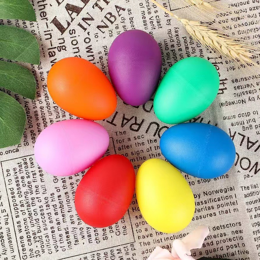 2Pcs Egg Shakers Plastic Percu - Musical Instrument Game recension och pris