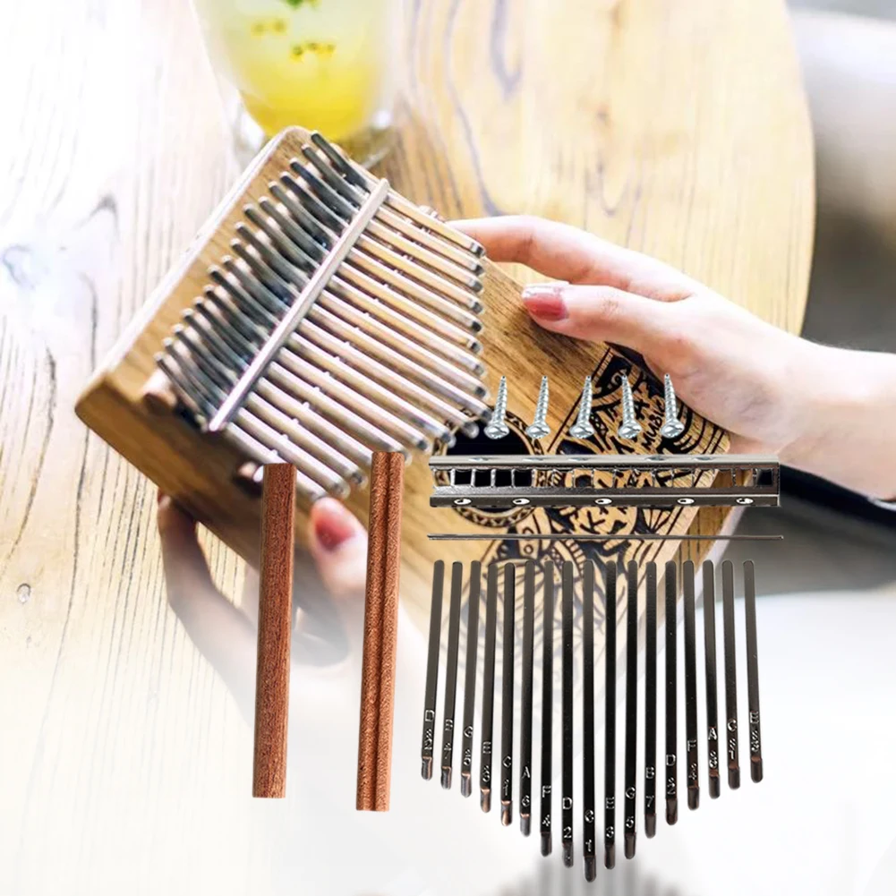DIY 17 Tone Kalimba Keys Tines - Musical Instrument Kalimba recension och pris