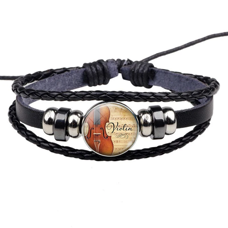 Music Notes Bracelet Vintage V - Musical Instrument Glass recension och pris