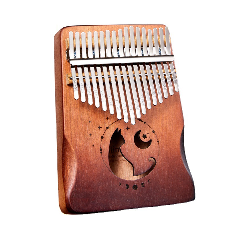 17 Keys Kalimba Gradient Color - Musical Instrument Kalimba recension och pris