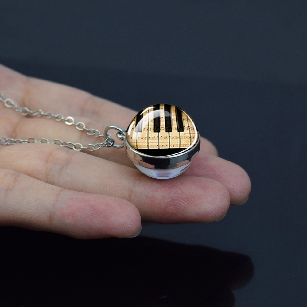 Musical Instrument Necklaces P - Musical Instrument Glass recension och pris