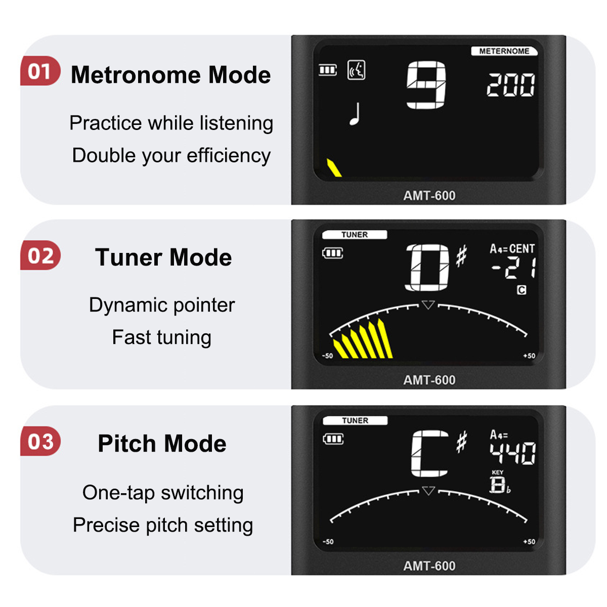 AROMA AMT-600 Rechargeable Tun - Musical Instrument Vector recension och pris